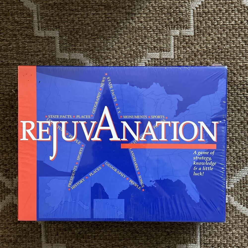 RejuvAnation Strategy Board Game, NCC Games, 1994, Vintage, New & Sealed!